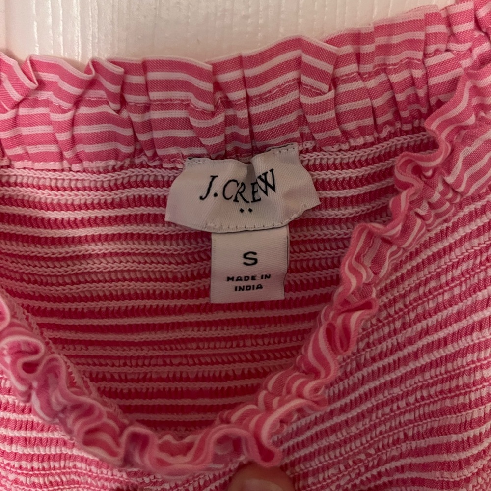 Cute and fun pink striped dress